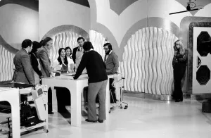00170 Prints: Bruce Forsyth seen here during rehearsals for The Generation Game December 1975