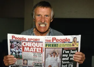 00504 Prints: Bruce Forsyth Shows His Disapproval Of John Smiths Article Dbase Mirrorpix