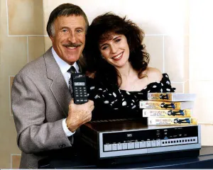 Bruce Forsyth, TV Personality. Pictured with Rosemary Ford