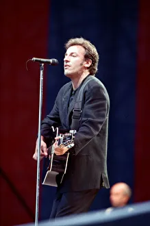 00756 Prints: Bruce Springsteen, in concert on his Tunnel of Love Express Tour, Wembley Stadium, London