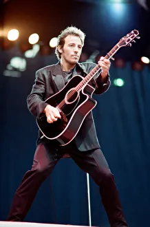 00756 Prints: Bruce Springsteen, in concert on his Tunnel of Love Express Tour, Wembley Stadium, London