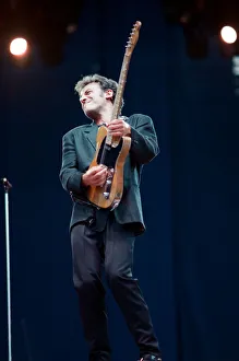 Bruce Springsteen, in concert on his Tunnel of Love Express Tour, Wembley Stadium, London