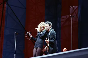 00756 Prints: Bruce Springsteen, in concert on his Tunnel of Love Express Tour, Wembley Stadium, London