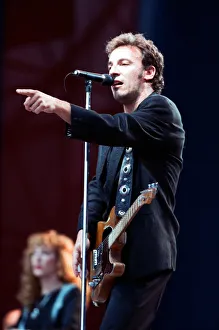 00756 Prints: Bruce Springsteen, in concert on his Tunnel of Love Express Tour, Wembley Stadium, London
