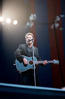 00756 Prints: Bruce Springsteen, in concert on his Tunnel of Love Express Tour, Wembley Stadium, London