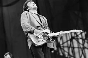 01271 Prints: Bruce Springsteen performing with The E Street Band at Villa Park, The Midlands, England
