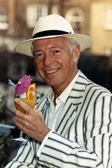 00131 Prints: Bryan Jackson Actor - drinking a cocktail A©Mirrorpix