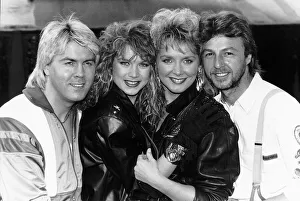Buck Fizz British pop group who won the Eurovision Song Contest with their song Making
