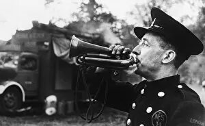 01476 Collection: Bugler of the National Fire Service 34 Division (Ealing