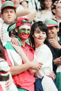 Bulgaria 1-0 Romania, Euro 1996 Group B match at St James Park, Newcastle