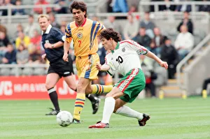 00949 Prints: Bulgaria 1-0 Romania, Euro 1996 Group B match at St James Park, Newcastle