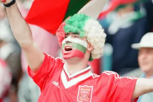 00949 Prints: Bulgaria 1-0 Romania, Euro 1996 Group B match at St James Park, Newcastle