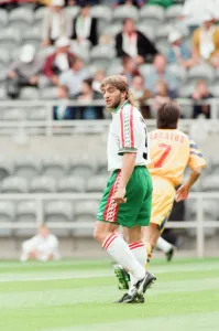 00949 Prints: Bulgaria 1-0 Romania, Euro 1996 Group B match at St James Park, Newcastle