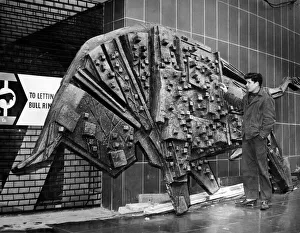 One of the bulls by Trewin Copplestone, made for the Bull Ring shopping centre in