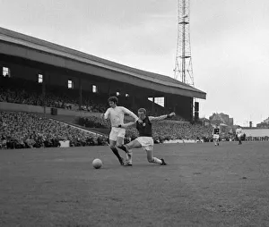 Burnley v Manchester United Action during the league game September 1968