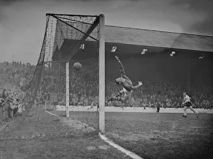 Burnley v Sheffield Wednesday league match at Turf Moor 2nd April 1960
