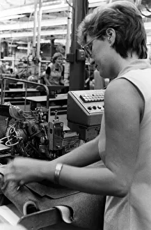 Burtons menswear factory in Guisborough. October 1983