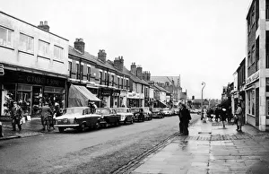 Shops And Shopping Prints: Bustling Earlsdon Street Coventry 8th December 1961