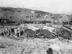 A busy scene on West Beach, Suvla Point two days prior to the evacuation of Gallipoli