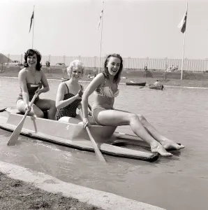 Paddling Prints: Butlins Holiday Camp in Minehead holiday resorts in Britain