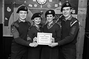 These cadets from the Huddersfield-based 59 Squadron Air Training Corps were among a