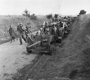 01448 Prints: When Caen was captured by British and Canadian forces on 9th July 1944