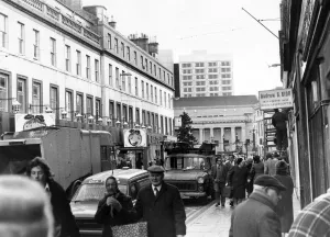 The Caird Hall spoiled by the Tayside Regional Office building in the background