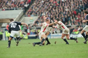 Calcutta Cup Five Nations. England 24 v. Scotland 21 at Twickenham