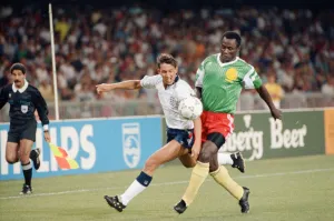 Cameroon 2-3 England a. e. t. World Cup Quarter Final, Stadio San Paolo, Naples, Italy