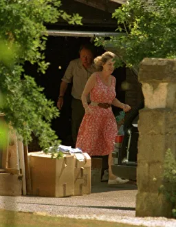 Camilla Parker Bowles and her ex husband Andrew Parker Bowles moved their belongings out