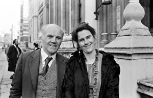 01082 Prints: Campaigner Victoria Gillick and her husband Gordon Gillick outside a court in London