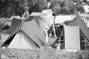 00850 Prints: Campsite grows as festival goers start to arrive for the 20th National Rock Festival