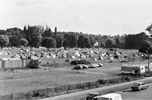Campsite grows as festival goers start to arrive for the 20th National Rock Festival