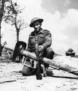 Canadian Prints: When the Canadians stormed a German strongpoint in Normandy many complete weapons fell