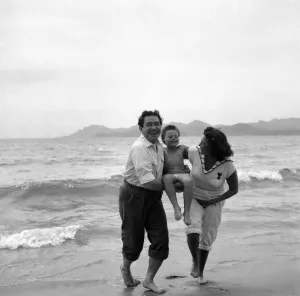 Cannes Prints: Cannes Film Festival 1953. Hester Ferguson (BBC Singer) seen here with musical comedy