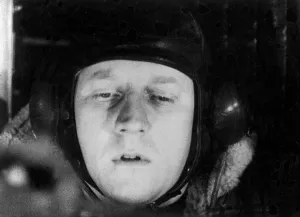 Core19 Prints: The captain of the crew of Wellington in the F for Freddie documentary in World War Two