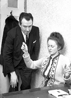 Captain Harold Dodds an amateur hypnotist with his 21 year old assistant Irene Wilson who