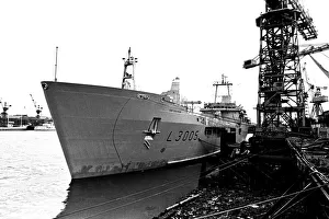 00116 Prints: Captain Philip Roberts of the Royal Fleet Auxiliary and Dr Roger Vaughan