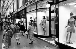 Cardiff - Arcades - Royal Arcade - 13th March 1970 - Western Mail