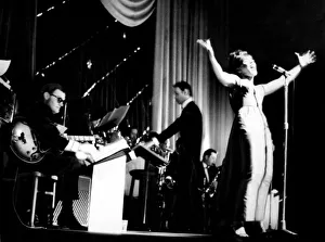 Cardiffs Shirley Bassey pictured during her show at the Capitol Theatre last night