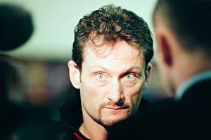 00715 Prints: Carl Fogarty at Donington Park, news press conference ahead of British round of Superbike