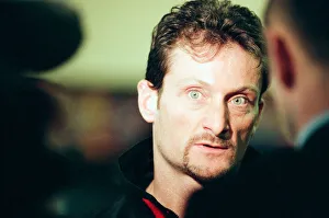 00715 Prints: Carl Fogarty at Donington Park, news press conference ahead of British round of Superbike