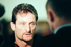 00715 Prints: Carl Fogarty at Donington Park, news press conference ahead of British round of Superbike