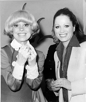 Occupation A Prints: Carol Channing Actress with Authoress Jackie Collins DBase