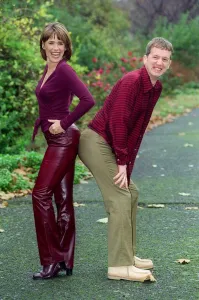 Carol Smillie TV Presenter November 1998 Who has been voted Rear Of The Year