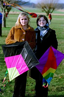 00969 Prints: Caroline Aherne Actress / TV Presenter January 99 With eastenders actress Melanie