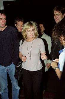 Caroline Aherne Comedian / TV Presenter Arriving at the Lyceum Theatre in London to