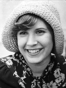 Floral Prints: Carrie Fisher Actress Daughter Of Actress Debbie Reynolds July 1974