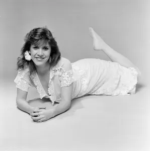Carrie Fisher, American actress in in the UK to coincide with the release of new film