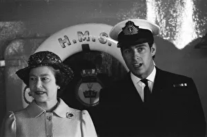 The carrier HMS Invincible sailed home from the Falklands to a tumultuous welcome